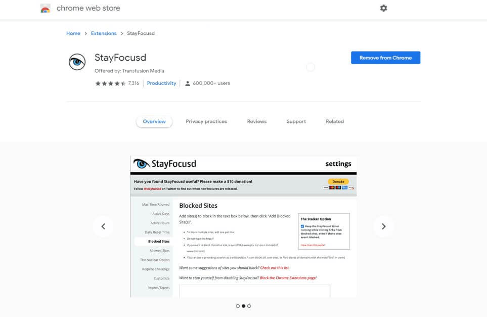 StayFocusd