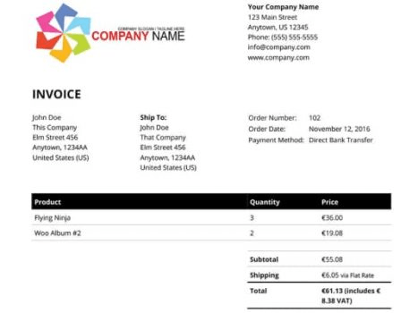 WooCommerce PDF Invoices