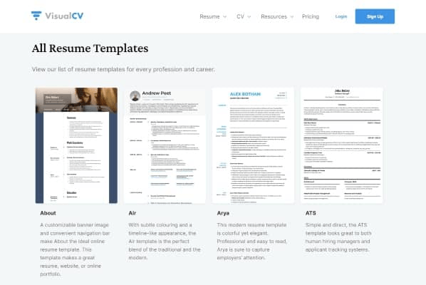 VisualCV