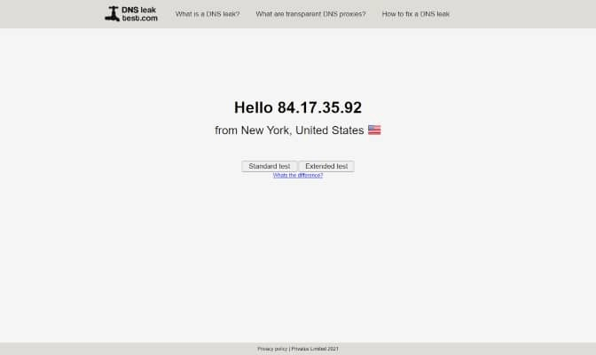DNS LeakTest.com