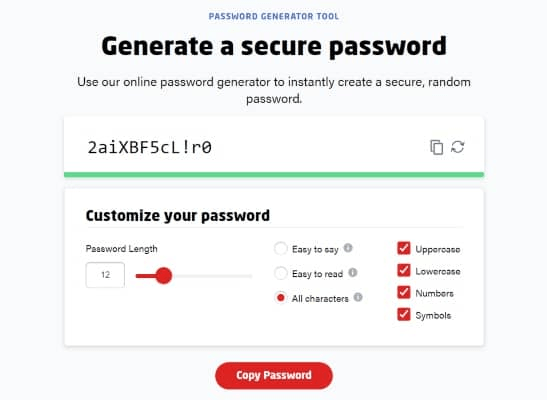Password Generator by LastPass