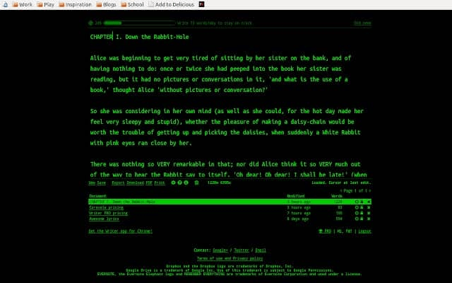 Bighugelabs Writer