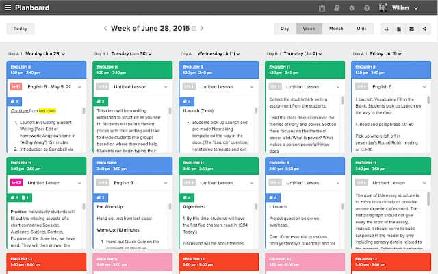 Planboard