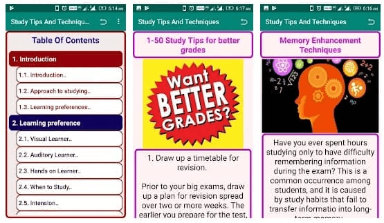 Study Tips and Techniques