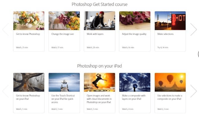 Photoshop Tutorials by Adobe