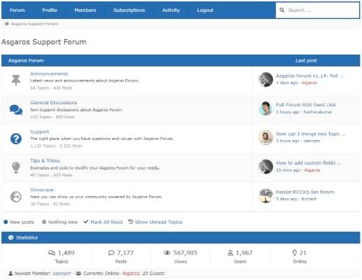 Asgaros Forum