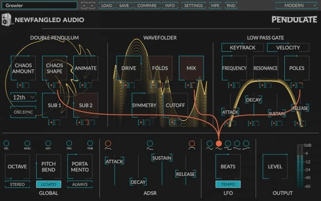 Pendulate Chaotic Synth