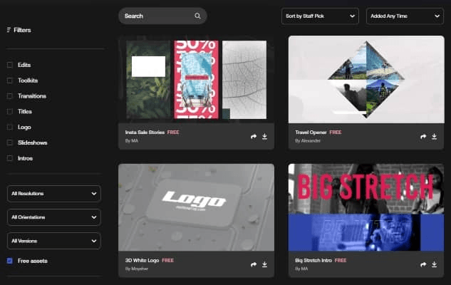 Premiere Pro Templates by Motion Array