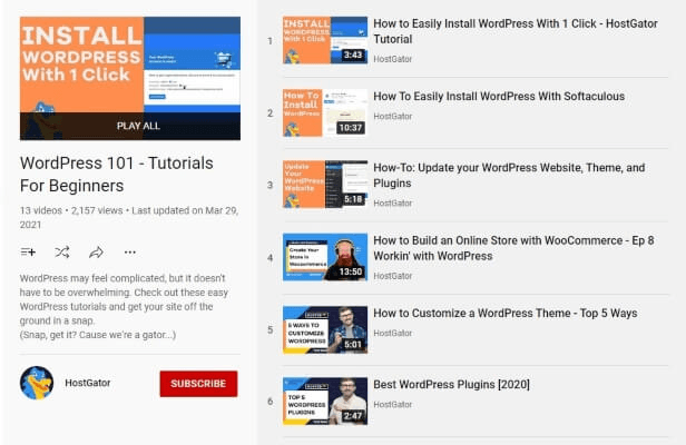 Building your First WordPress Website