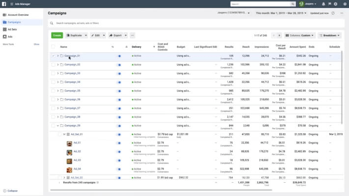 Facebook Ads Manager
