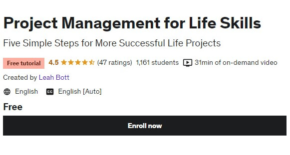 Project Management for Life Skills