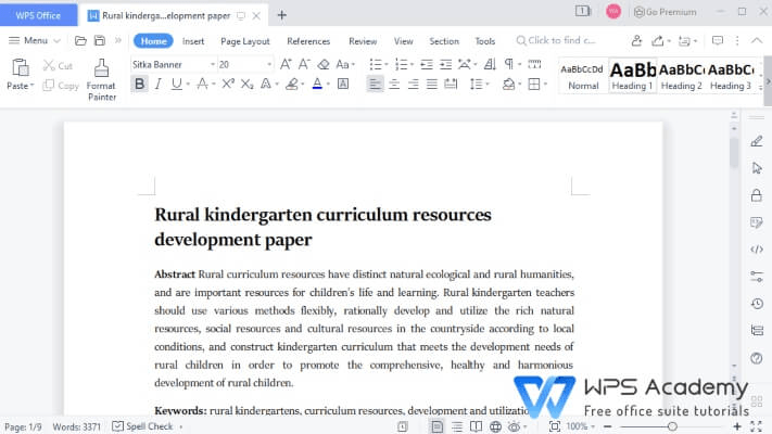 WPS Writer