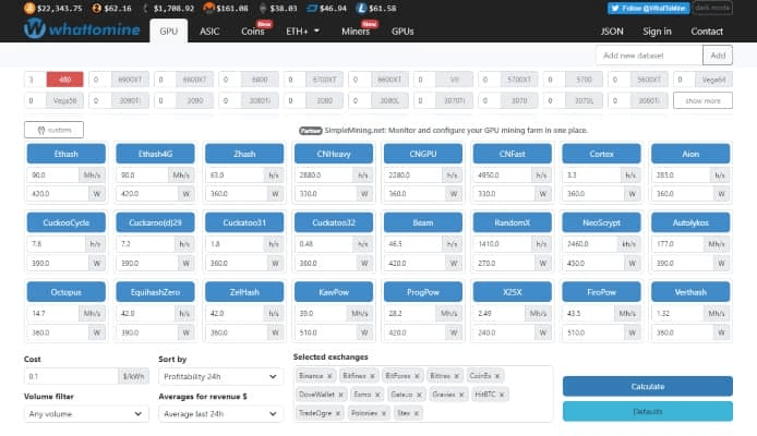WhatToMine