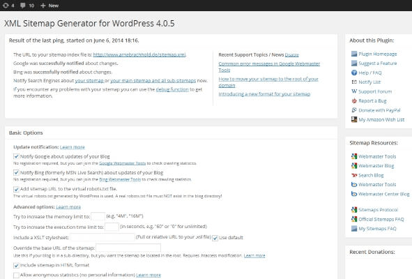 XML Sitemaps