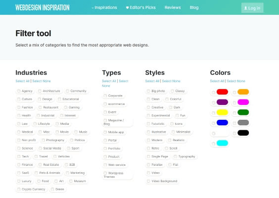 Webdesign-Inspiration