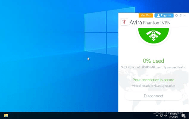 Avira Phantom VPN