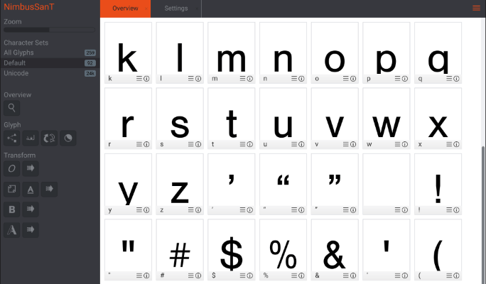 Birdfont