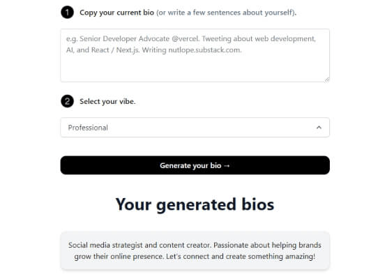 TwitterBio
