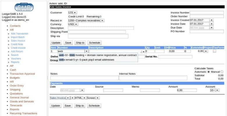 LedgerSMB