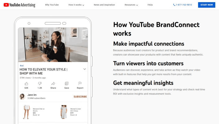 YouTube BrandConnect