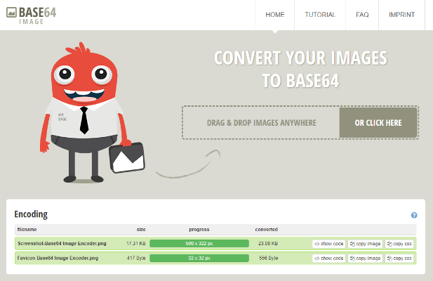 Base64 Image Encoder